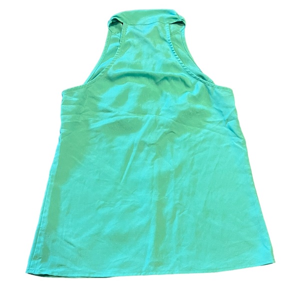 Naked Zebra Aqua Sleeveless Blouse | Women's S - Picture 3 of 4